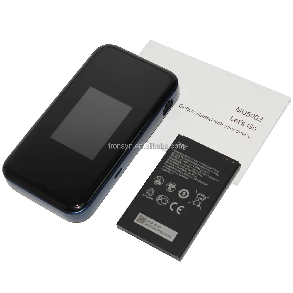 CAT22 2,1 Gbit/s ZTE 5G Mini MU5002 Router Tragbarer WIFI 6 LTE Mobiler Hotspot 5G Router mit SIM-Kartensteckplatz