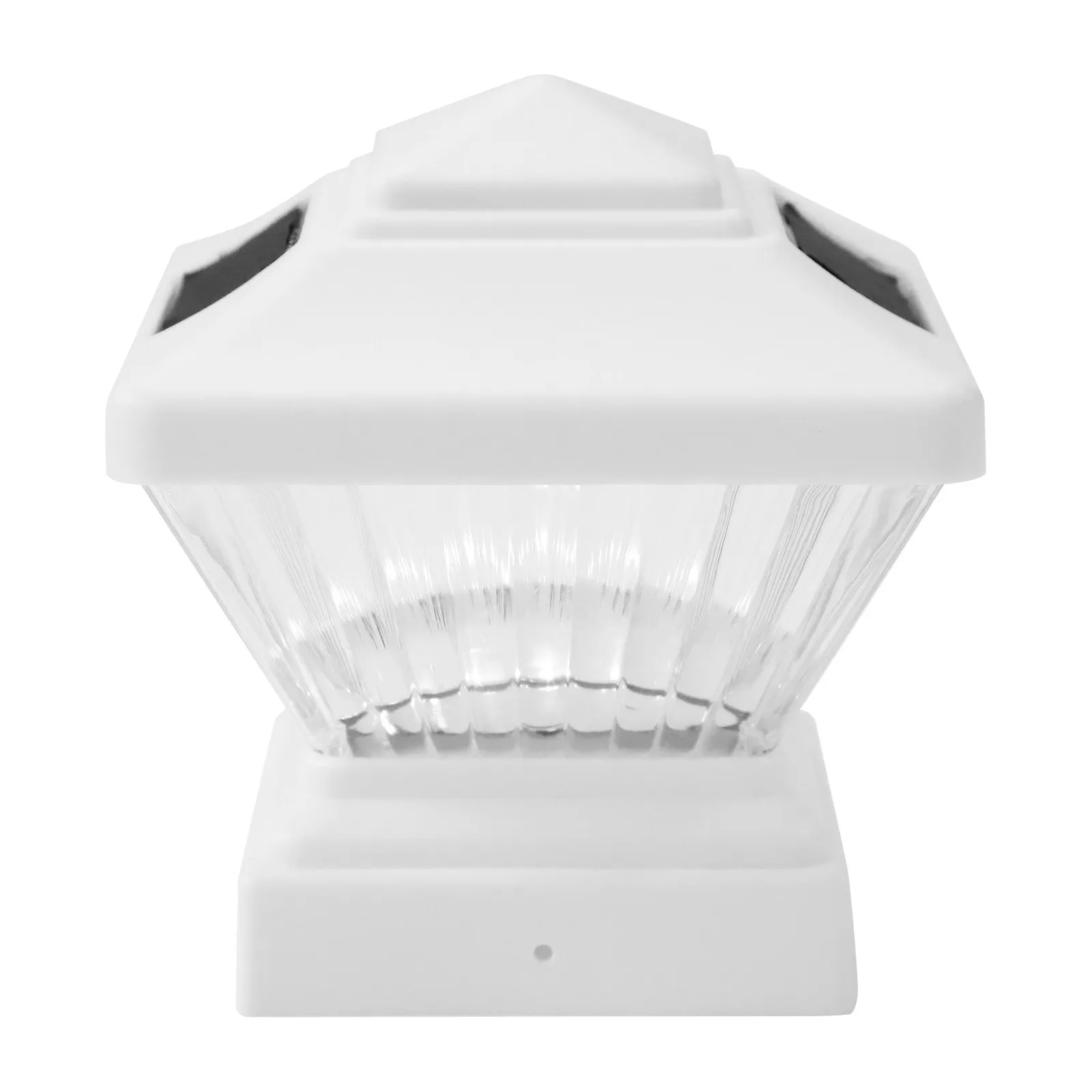 

Solar Column Lights Outdoor Solar Fence Post Lights for Gardens Patios Decks Decorative Safety Lighting Sun