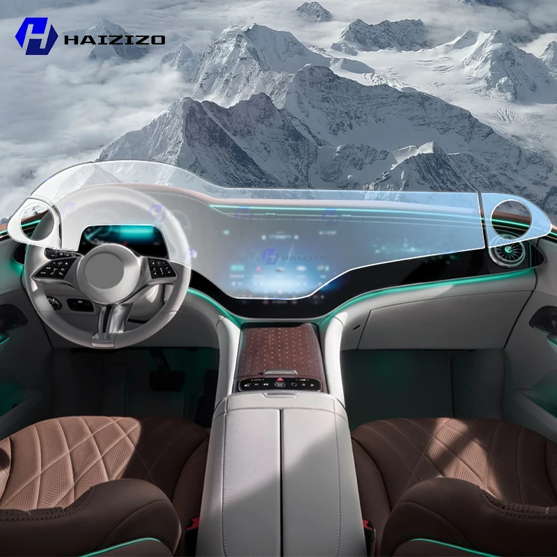 For Mercedes-Benz EQE SUV X294 AMG 43 2023-2026 Car interior Matte protective film LCD screen TPU film 56 inch Hyperscreen PPF