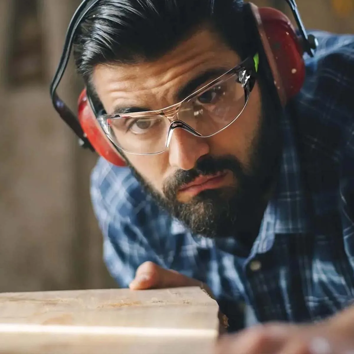 Dustproof, Weatherproof, Splash-Resistant Safety Glasses, Clear Lens for Work and Laboratory Use, Eye Protection for Research