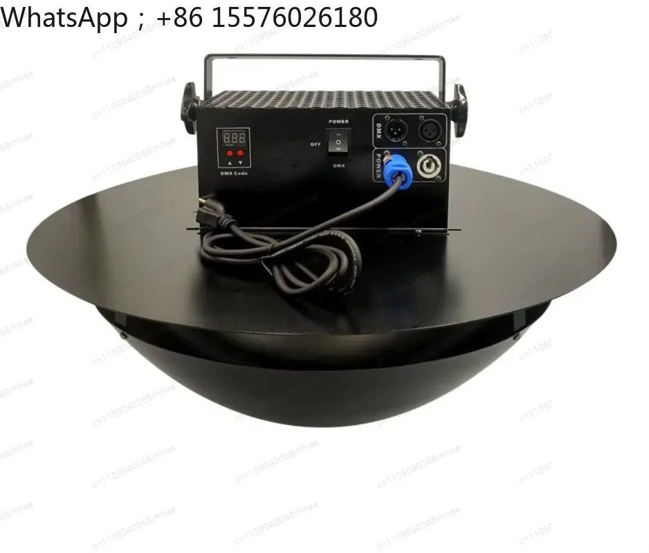 100W UFO Floating Streamer Confetti Transmitter Wireless and DMX 512 Control Magic Swirl Fan Confetti Dropper