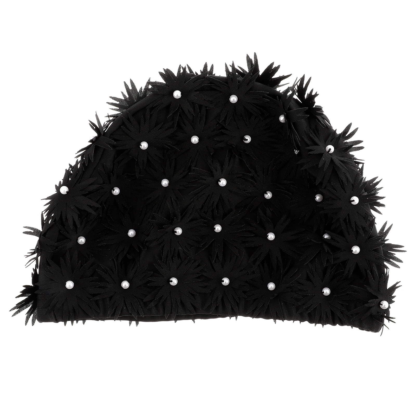 

Eco-Friendly Lightweight Women Swim Hat Female 3D Flower Design Beach Pool Protection Breathable Comfortable Adult Swim Cap Lady