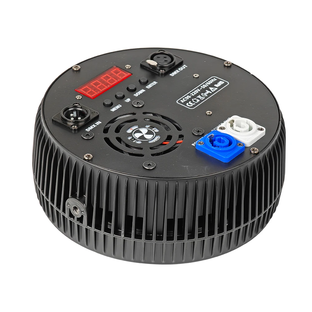 مصباح LED بار من سبائك الألومنيوم ، إضاءة مسطّحة ، نحيف جدًا ، أشعة فوق البنفسجية RGBWA ، 6 في 1 ، DMX ، 24 × 18 واط ، 4 لكل مجموعة