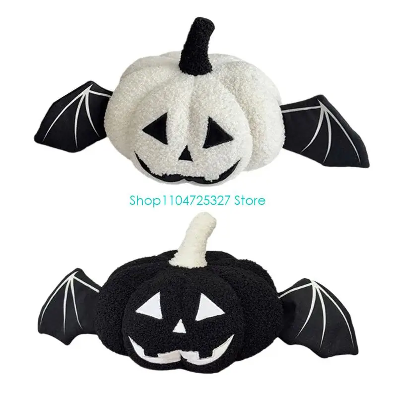 

D8KF Осенняя тематическая мягкая подушка для Хэллоуина, подушка с тыквой, мягкая подушка для дивана, удобный акцент для диванов,