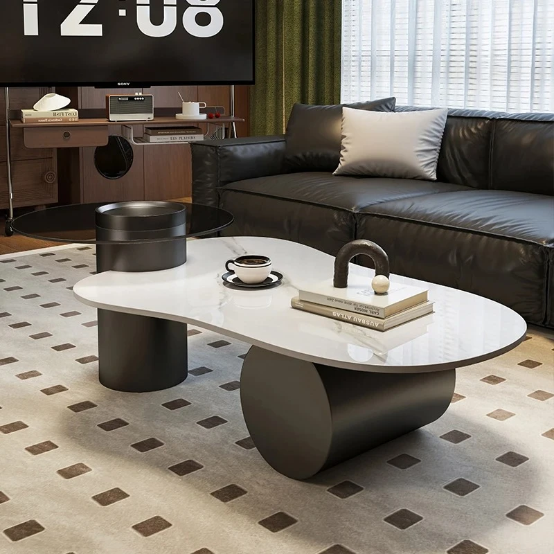 

Coffee Table Nordic Style Modern Eclectic Aesthetic Coffee Table Geometric Living Room Furniture