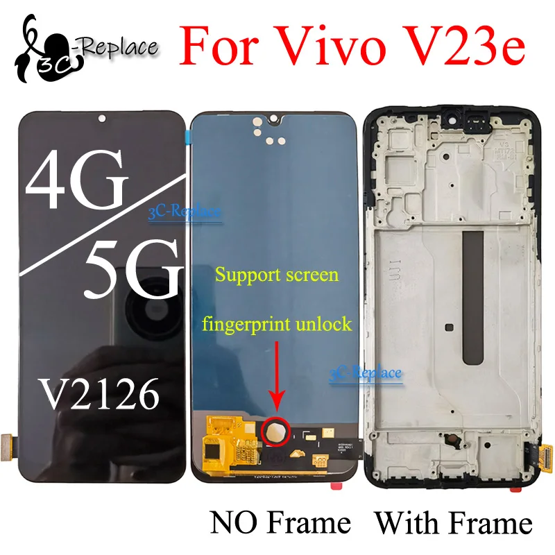 استبدال شاشة Vivo V23e بجودة عالية مع إطار متكامل: تقييم شامل لـ V23E Frame