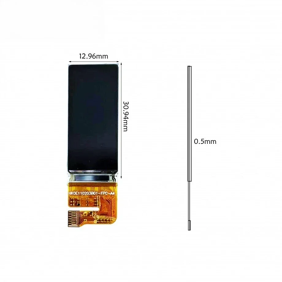 1.1 inch AMOLED color screen bar screen 126 * 294 proofing touch/cable SPI smart wearable display