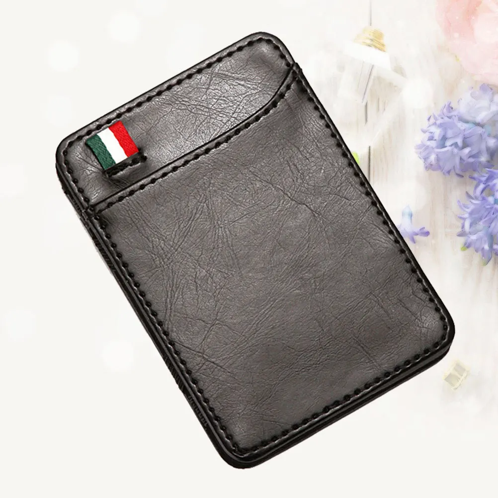 1pc Flip Multi Pocket Creditcardhouder Lichtgewicht reisportemonnee voor heren Autopakket Organizer