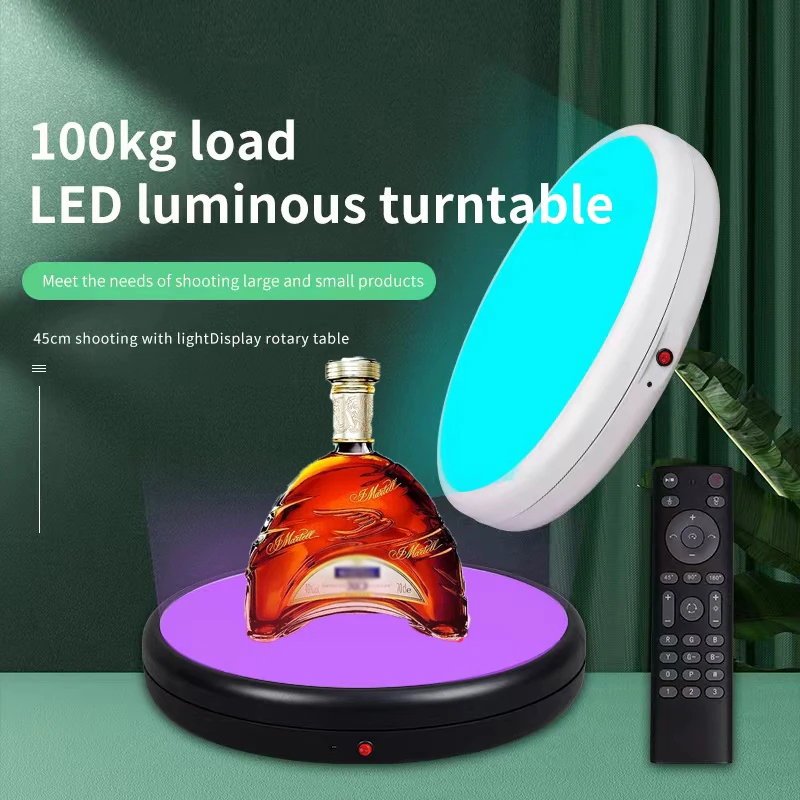 Electric Rotating Display Stand Base for Video & 360 Photography Exhibition Rotary Table Spinning Turntable Platform Intelligent