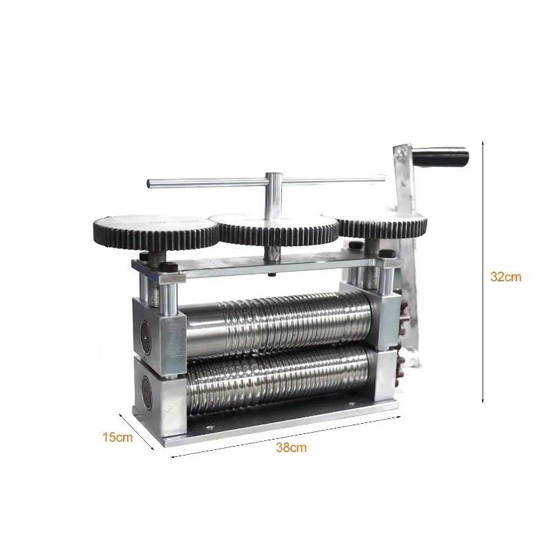 Kinway 250X70mm صنع المجوهرات الصفائح المعدنية لوحة المتداول دليل آلة مطحنة المتداول الدوارة