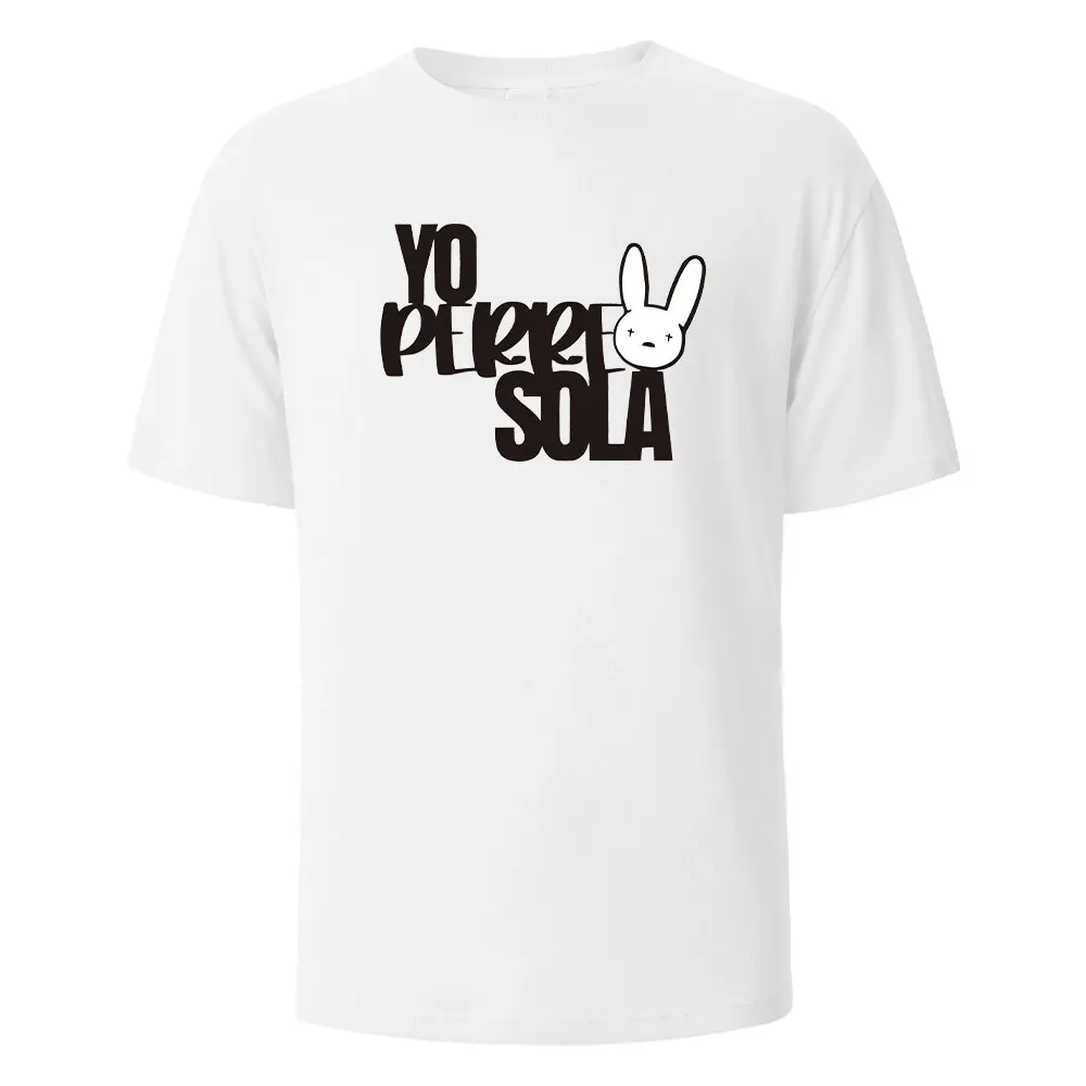 

Yo Perre Sola Print t shirts 100% Cotton Summer Tees For Men Women Oversize Casual Tops t shirtsZQ