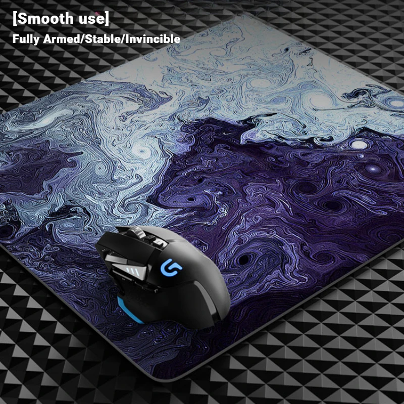 Customizable Glass Gaming Mouse Pad Tempered Upgraded Smooth FPS Esports Office Gaming Desk Mat Pattern Gaming Accessories Gift