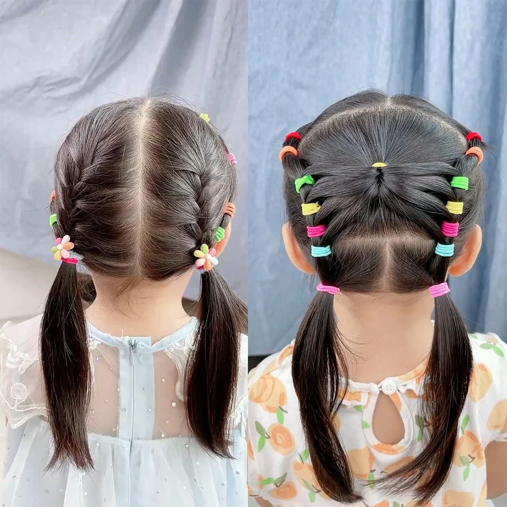 女の子と女性のための高弾性ヘッドバンド,黒い髪のネクタイ,ポニーテールホルダー,ヘアアクセサリー,卸売,30/50個