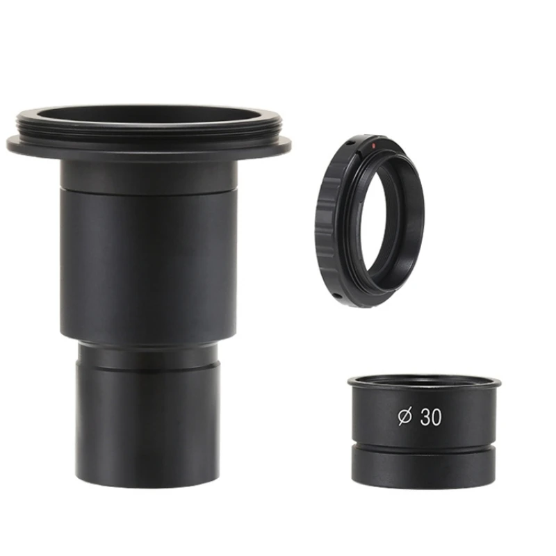 8X mikroskop Stereo lustrzanka cyfrowa podłączenia adaptera 30mm Canon EOS Nikon fotografia pierścień mocujący