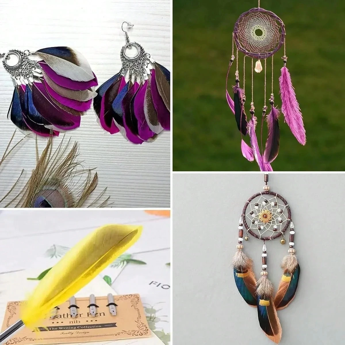 Natural Duck Feathers 100pcs 4-6inch Red Blue White Decorative Feathers for Costumes Wedding Christmas Party Feather Accessories