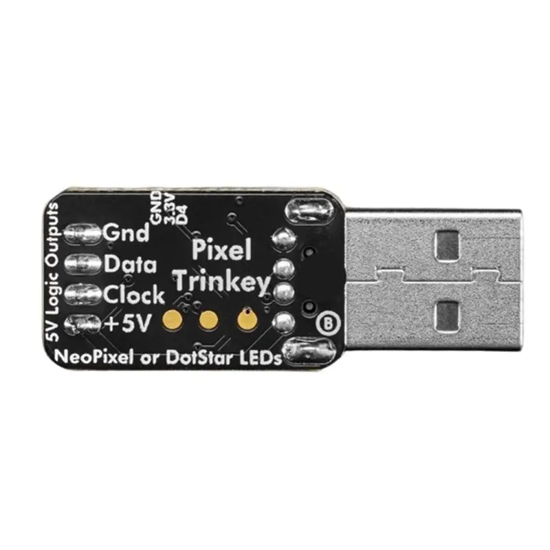 B27B For Adafruit Pixel Trinkey USB Key Drive Featuring Neopixel Dot Star Leds- Works 5953
