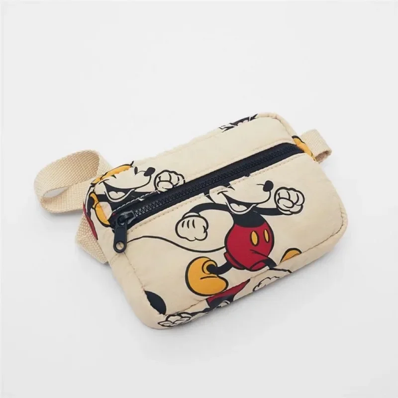 MINISO-Sac d\'école Disney pour enfants, joli sac à dos léger, grande capacité, motif de souris à la mode, turePrint, nouveau