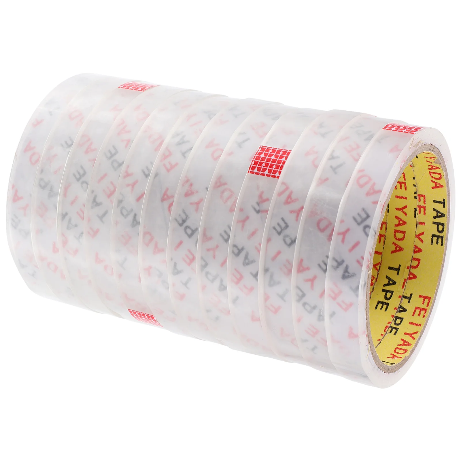 

12pcs Packing Tapes Bag Sealing Tapes Binding Packaging Bag Tying Tapes for Supermarket freezer tape