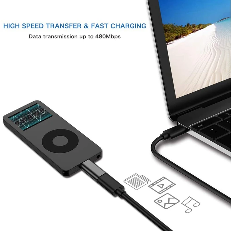 USB C To Mini USB 2.0 Adapter Type C Female To Mini USB Male Convert Adapter For Gopro MP3 Players Dash Cam