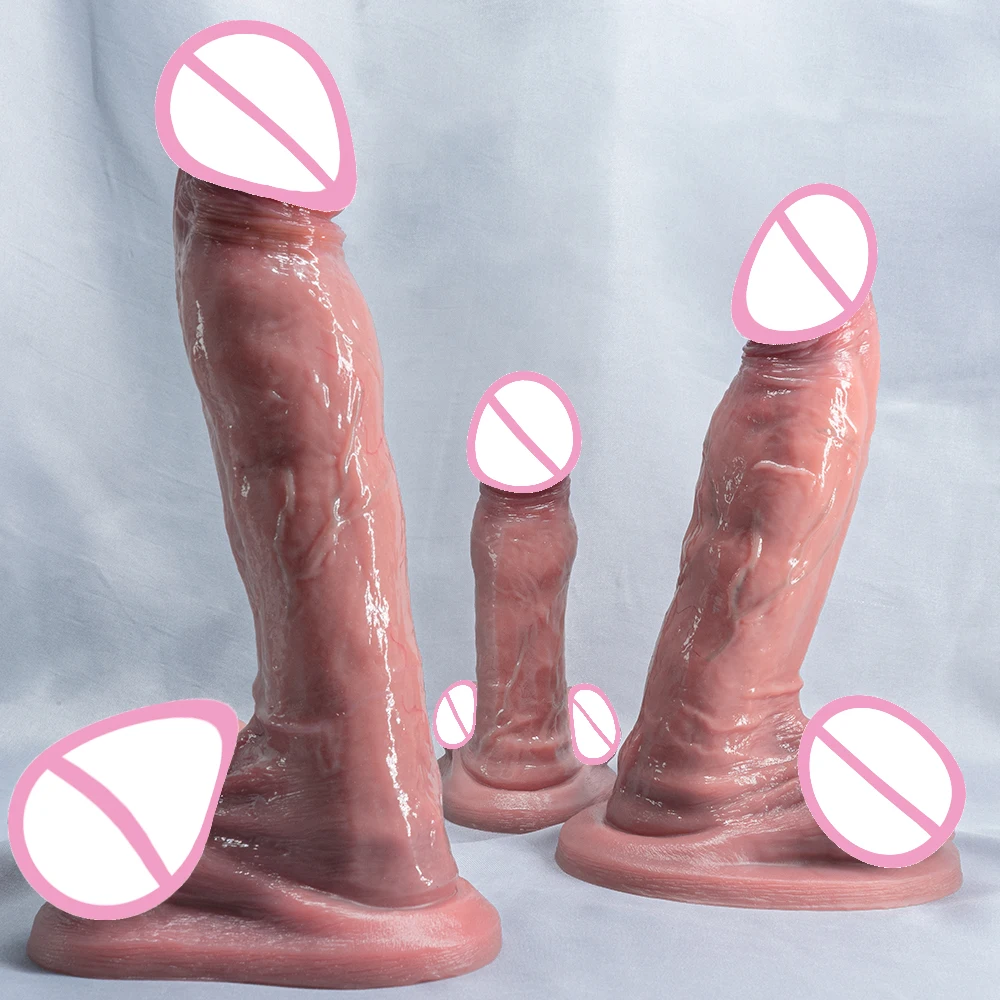 Super Big Dildos Super Large Penis Sex Toy For Women Silicone Powerful Suction Cup Anal Soft Penis Sex Tools for Women Adults 18