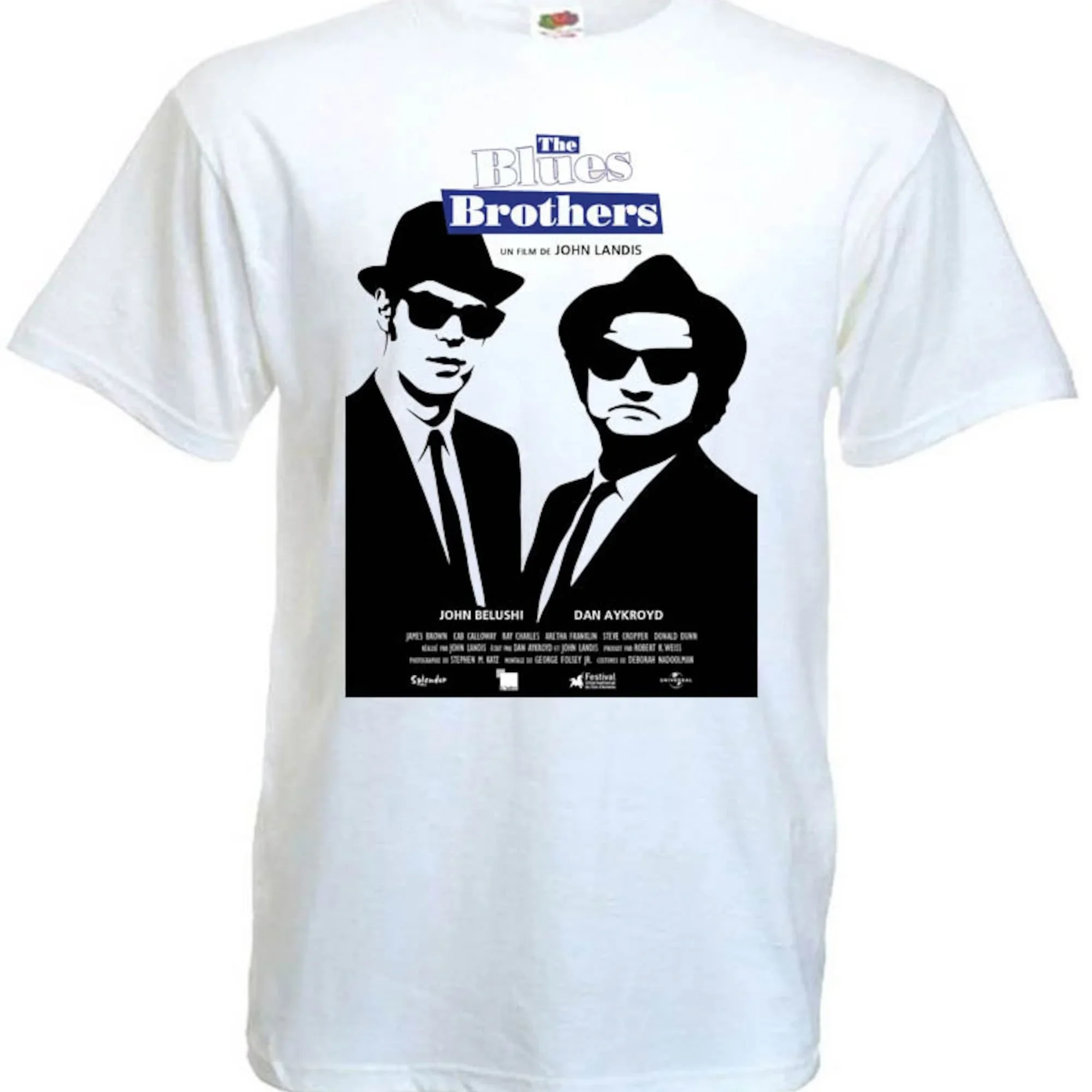 Футболка с постером фильма The Bluetooth Brothers V3, John Belushi Dan Aykroyd, все размеры S 5Xl, 100 хлопок