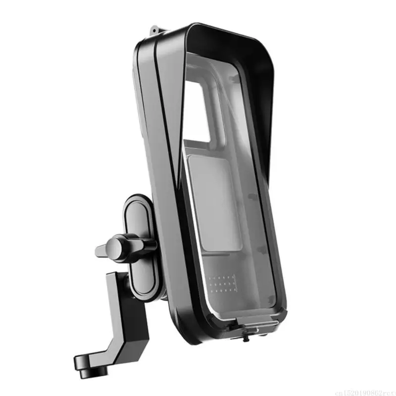 D5BB Universal Bike Motorcycle Waterproof Phone Holder Suitable for 4 to 6.7 Inch Devices Rotatable for Easy Viewing