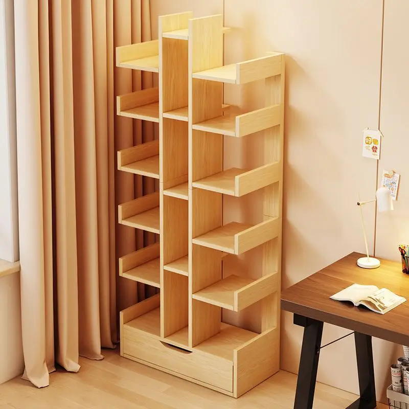 Bookshelf Floor-to-ceiling household multi-layer book shelf Reading book storage shelf Simple picture book shelf