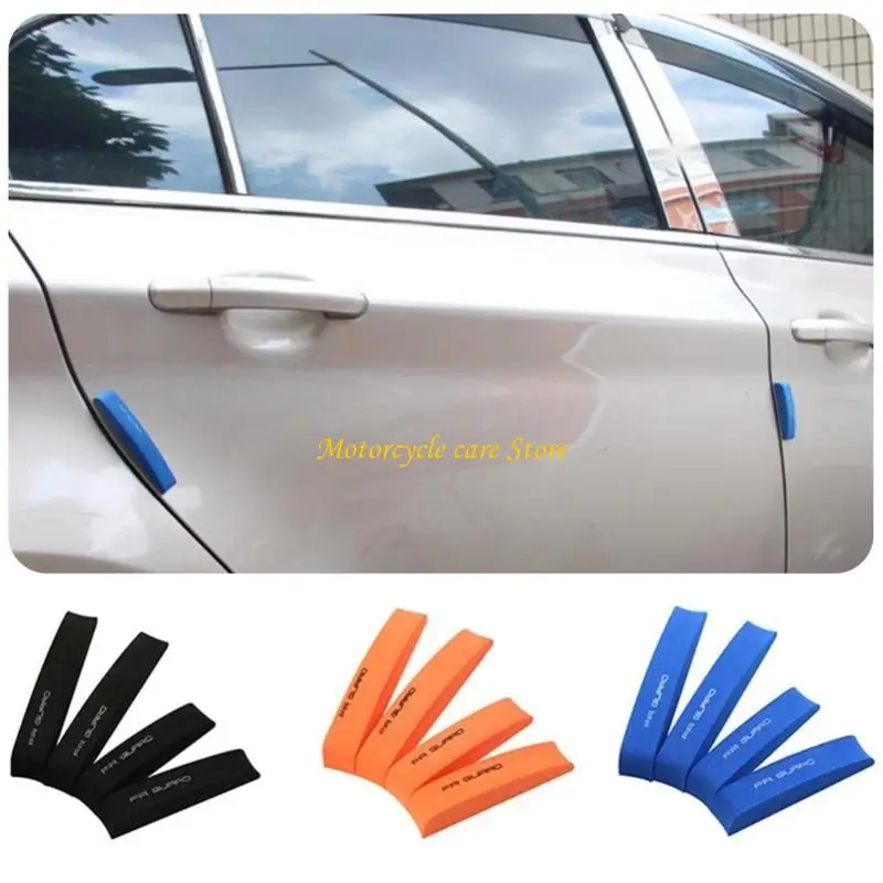 U75F 4-piece Universal Auto Door Guard Anti-Scratch Collision Protector Trim Sticker for Car