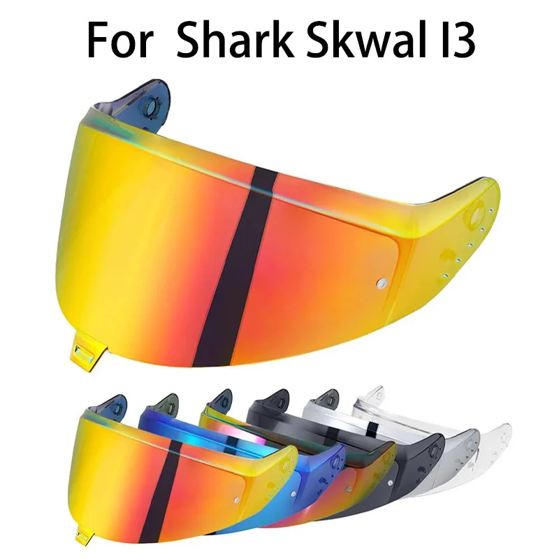 Viseira de capacete para shark skwal i3 d-skwal 3 ridill 2 vz400 capacetes viseiras capacete pára-brisa lente de corte uv casco moto acessórios