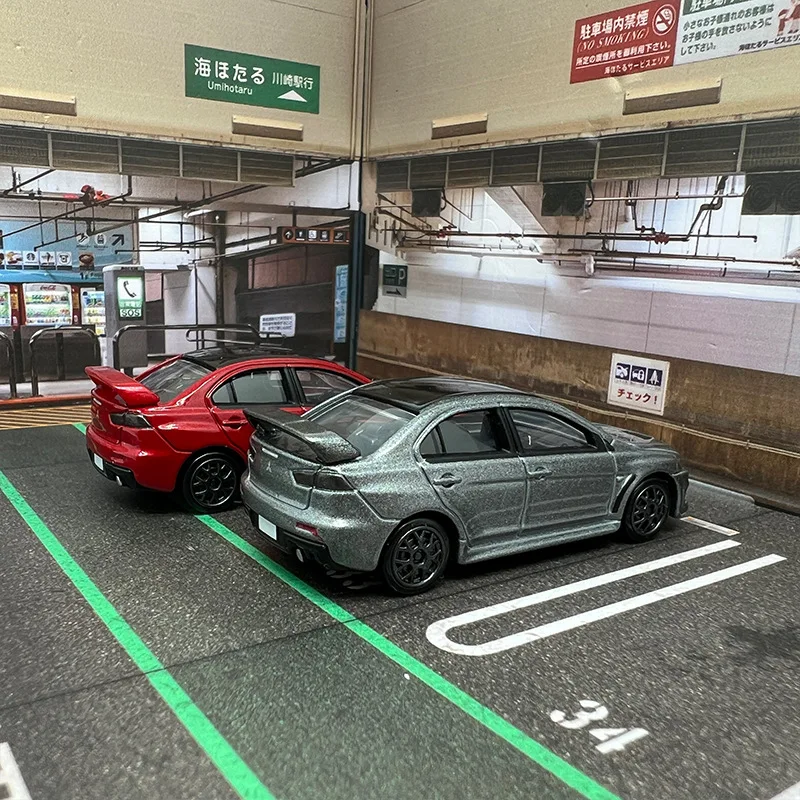 Takara TOMY Mitsubishi Lancer Evo X 10 Alloy Car Model Diecast Metal Toy Car Vehicles Model Miniature Scale Simulation Kids Gift