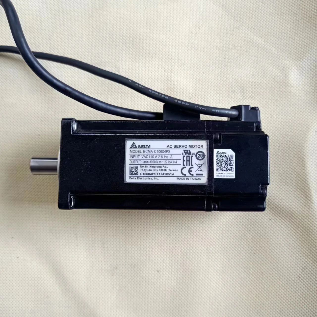 

Disassemble Delta 400 watt motor ECMA-C10604PS