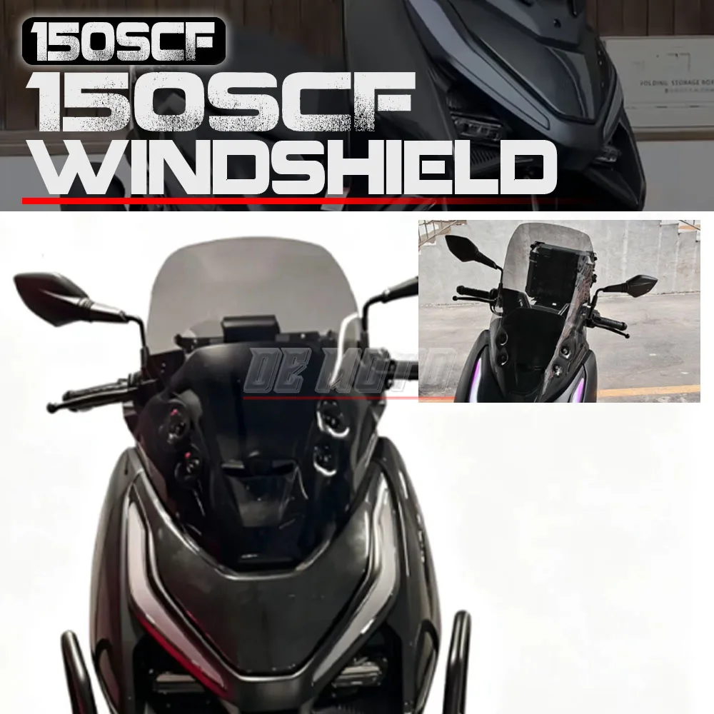 FOR 150SCF Extended Windshield, XMAX Style Modified Windshield, 150SCF Parts