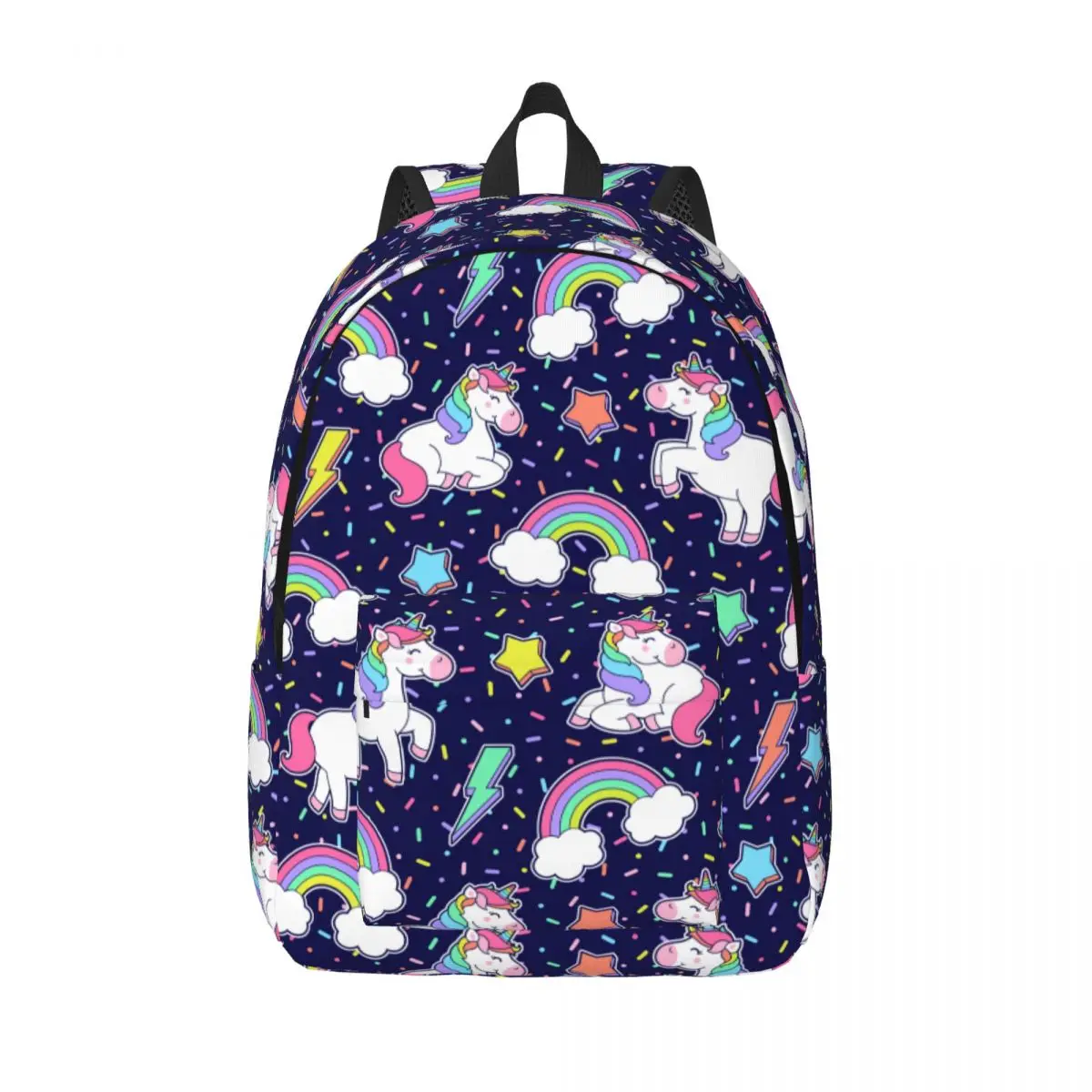 Girl's Schoolbag Colorful Star Rainbow Unicorn Backpack Primary School Student