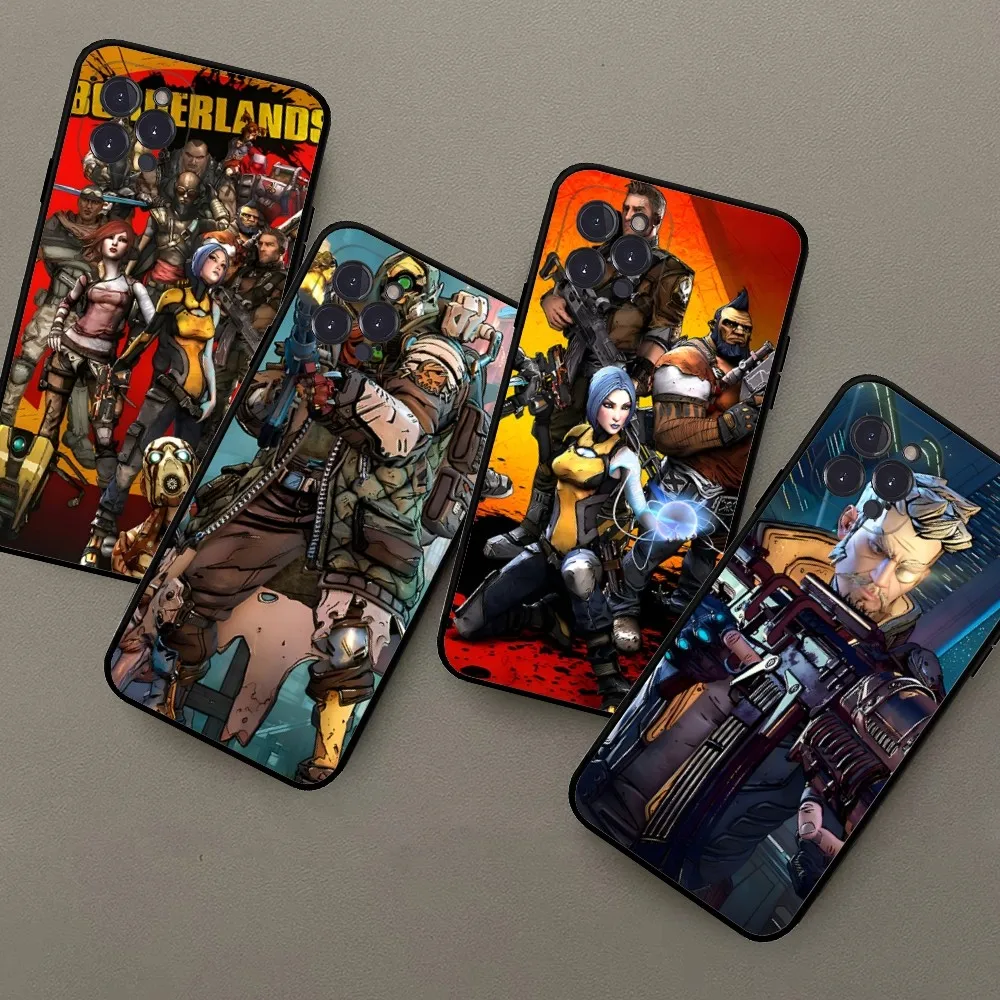 B-Borderlands Game Phone Case For iPhone 16 15 14 13 12 Mini 11 Pro XS Max X XR SE 6 7 8 Plus Soft Silicone Cover