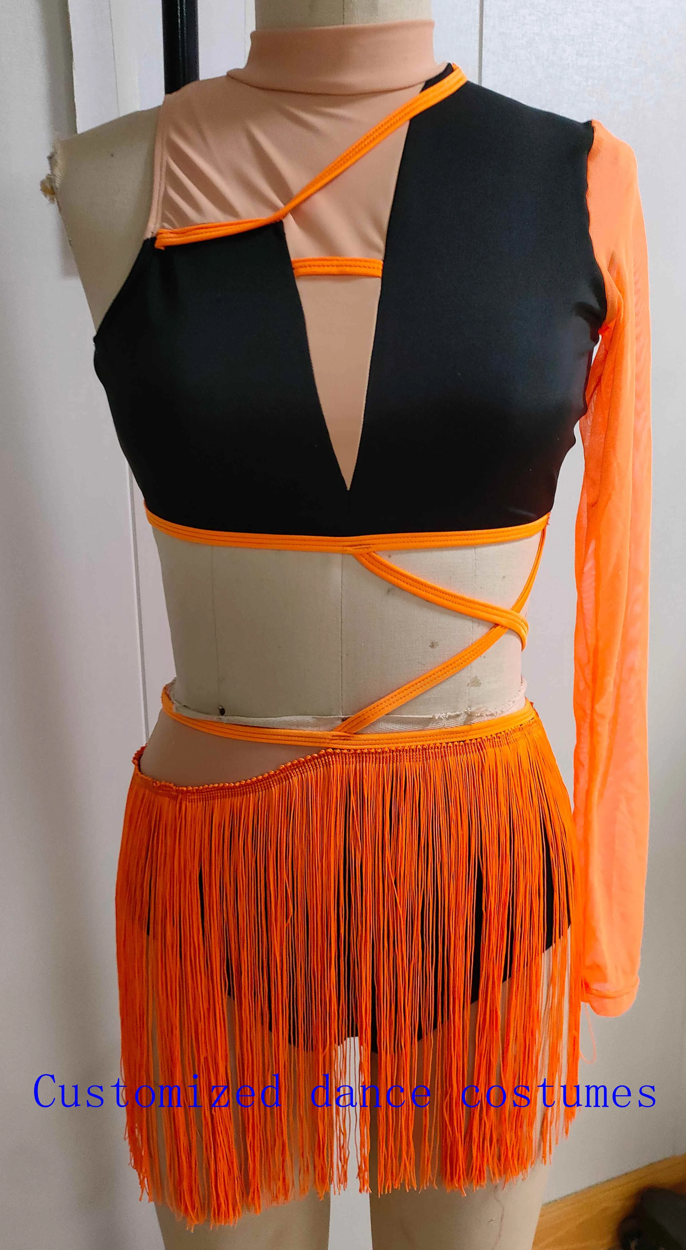 

Профессиональный костюм для джазовых танцев, сценический костюм, латинский костюм Lodysuit, индивидуальный пошив.