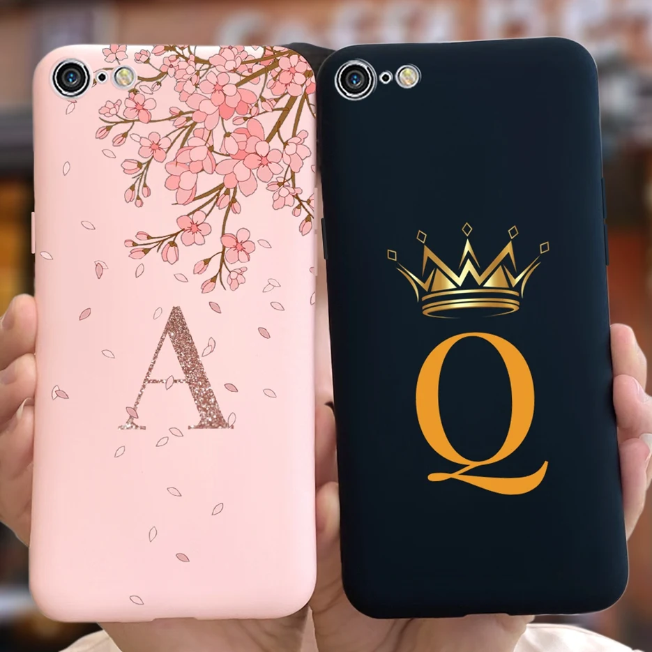 For Apple iPhone 6 6S Plus Case Cute Crown Letters Cover Soft Silicone Phone Case For iPhone 6 Plus iPhone6 S Bags Fundas Bumper