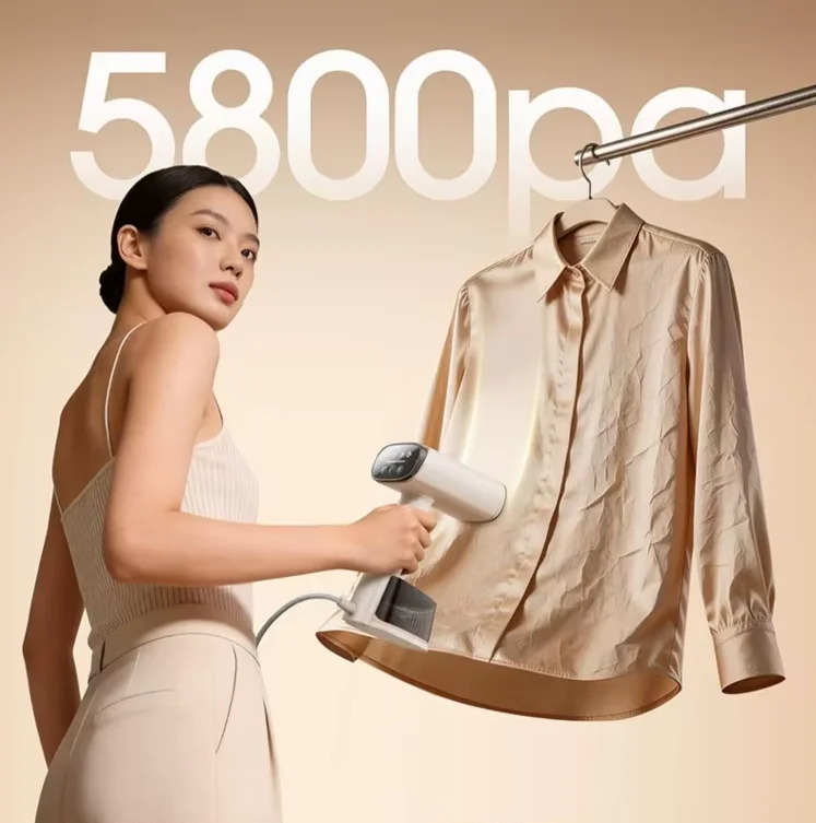 220V Midea Handheld Garment Steamer Portable Steam Iron for Home Use Small Adsorption Ironing Machine W
