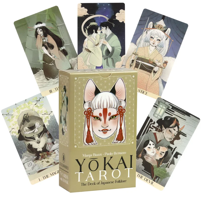 

Таро «Сто призраков ночи», японский призрак, Таро 78, оригинальные карты для настольной игры