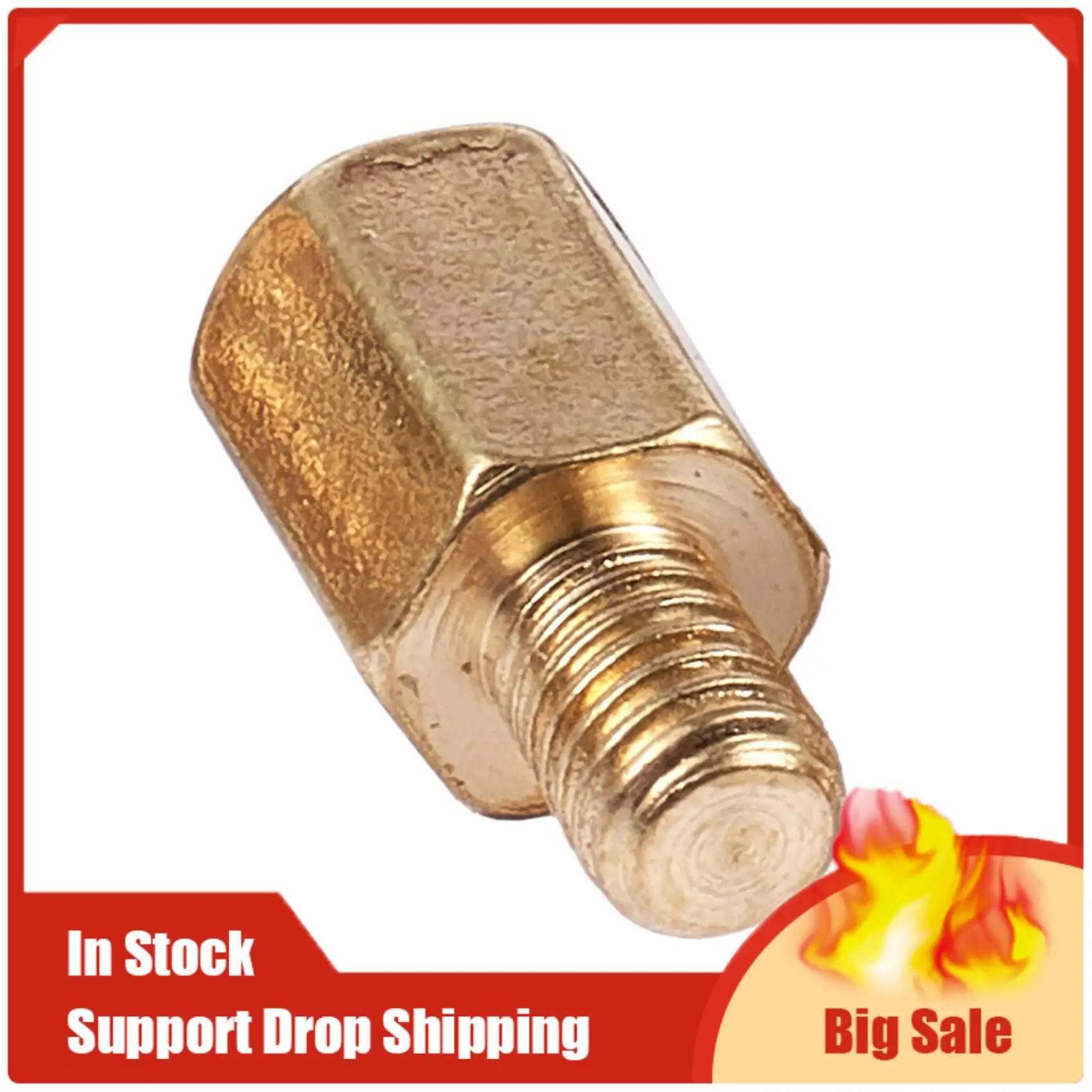 Top Deals 6 Pcs 5.5X2.1Mm Female + Male CCTV DC Power Connector With 10 Pcs PC PCB Motherboard Brass Standoff Hexagonal Spacer