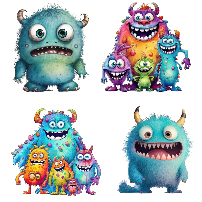 Three Ratels Q2 Interesting Monster Colorful Waterproof Car Decal Home Decoration Wall sticker