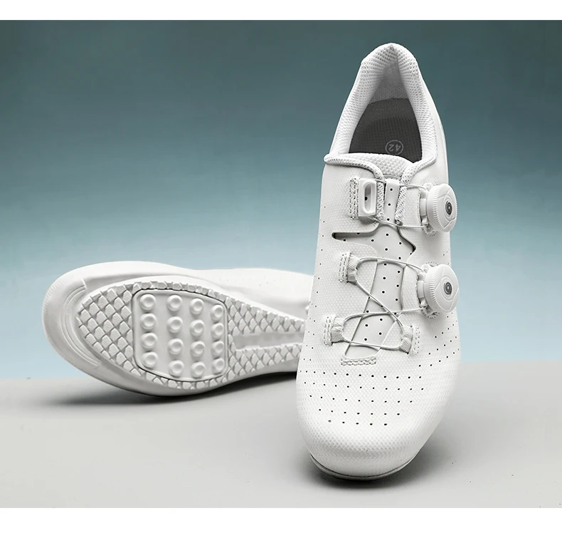 Unisex Neue Fahrradschuhe, atmungsaktiv, bequem, rutschfest, für den Straßenbereich, hochwertige MTB-Fahrradschuhe aus Gummi, professionelle, ultraleichte Fahrradschuhe – Detail 29