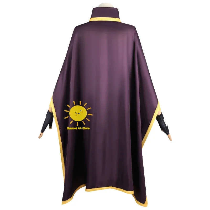 Anime Megumin Cosplay Costumes Halloween Party Cos Women Girl Sorceress Dress Cloak Megumin Cos Wig Carnival Party Cos Costumes