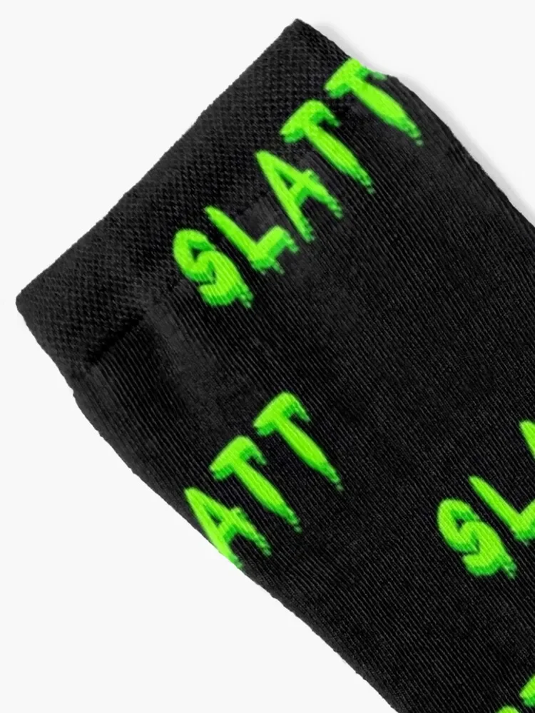 SLATT-V2 Socks para homens e mulheres, meias masculinas, meias do assoalho do tênis