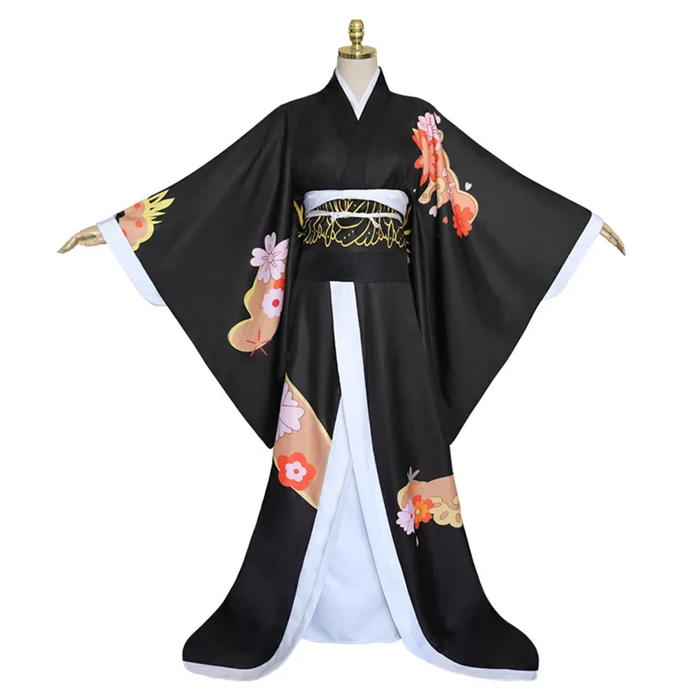 

Anime Adult Kibutsuji Muzan Cosplay Costume Kimono Outfits Halloween Carnival Suit