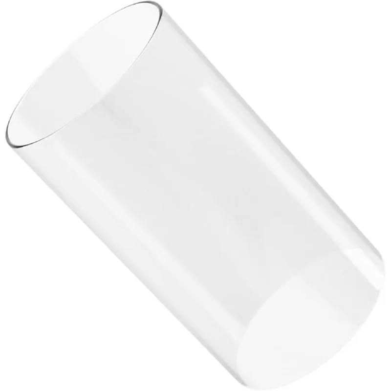 Borosilicate Glass,Clear Candle Holder,Chimney for Candle Open Ended, Glass Hurricane Candle Holders Diameter 2.6
