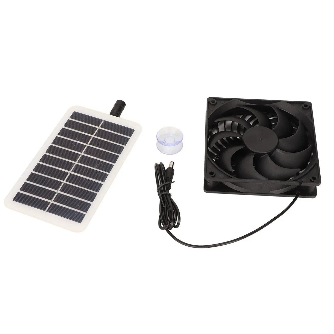 2W Solar Panel Kit For Exhaust Fan Ventilation System Polycrystalline Sustainable Energy Efficient Air Circulation Greenhouse