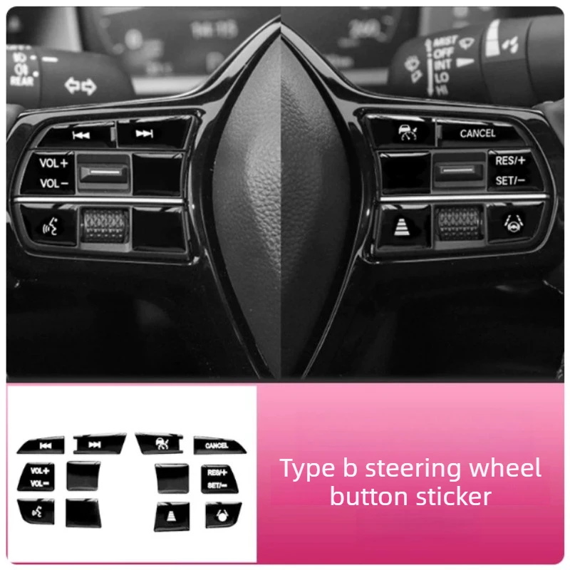 New Energy Plug-in Hybrid Gear Button Sticker For Honda CR-V/Breeze 2023-2026 Car Interior Decoration Accessories Supplies Tools