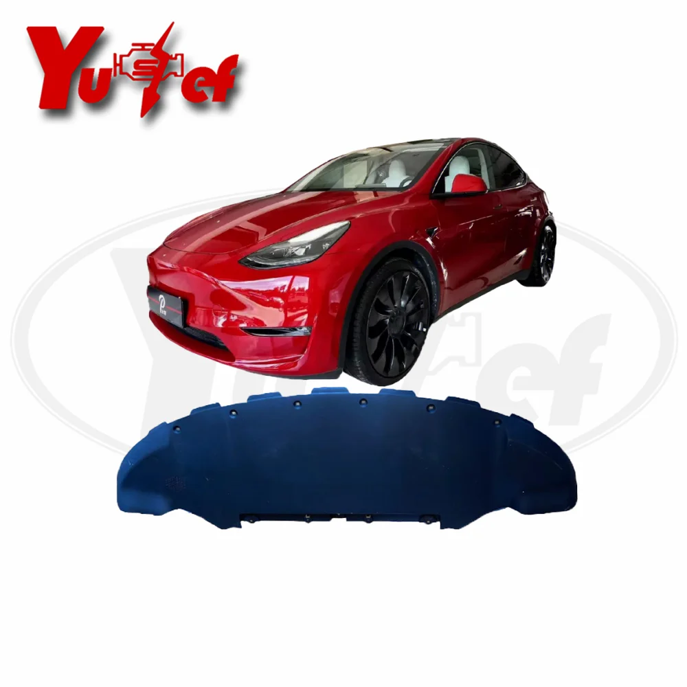 Car Front Bumper Lower Valance Splash Shield Guard Cover for Tesla Model Y 5YJY EV 2020-2023 OE 1493760-00-A 1493760