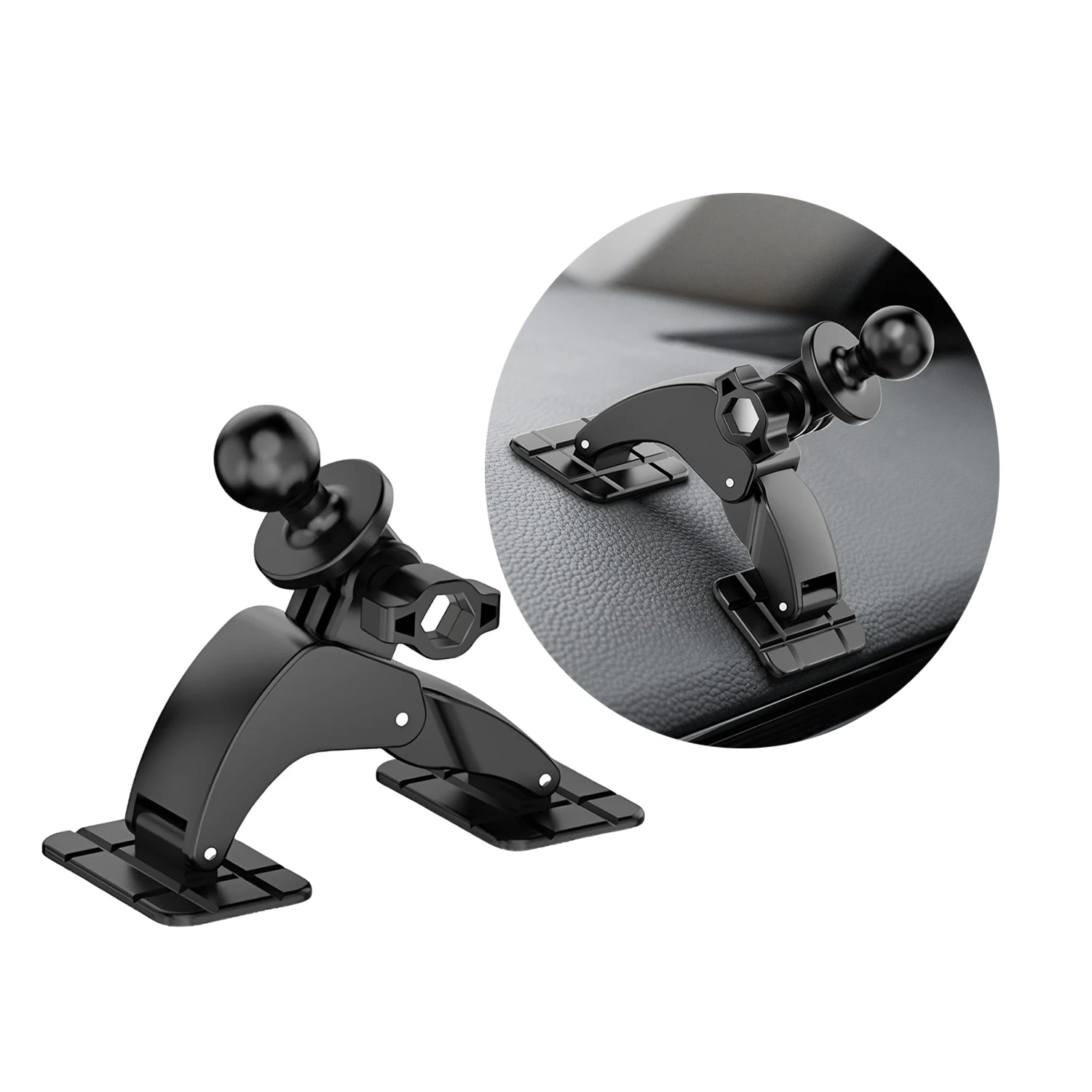 Replacement Mount Base 17mm Ball Mount Ball Joint Multi-Angle Stand Dashboard Adjustable Easy Install Ball Head Type Spare Base