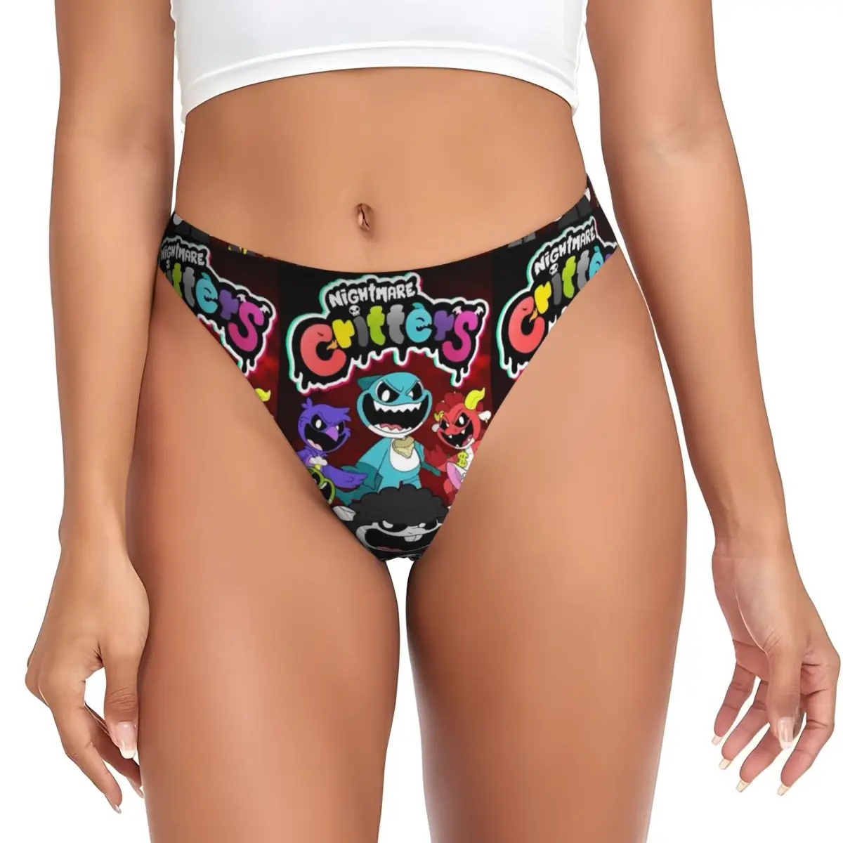 calcinhas-g-string-personalizadas-com-estampa-de-criaturas-de-pesadelo-confortaveis-e-respiraveis-para-mulheres
